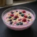 Cashew-marjajogurtti PT Paahtion ruokaohjelmassa.