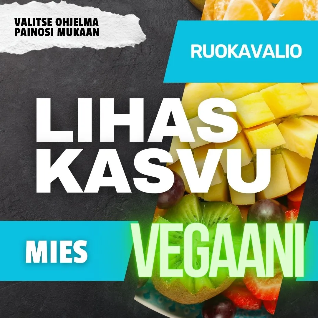 Vegaani lihaskasvu ruokavalio miehelle