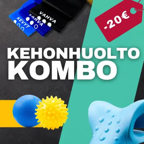 Tarvikkeita kehonhuoltoon pakettitarjouksessa